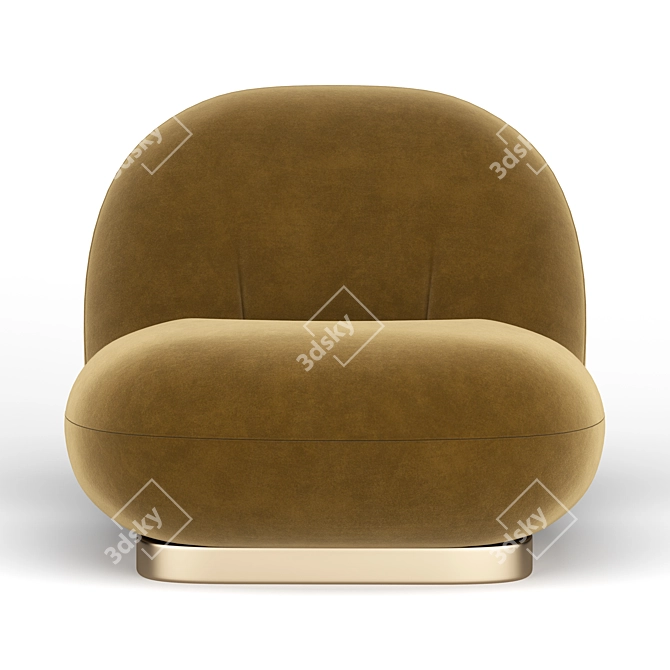 Sleek Pacha Chair: Modern Elegance 3D model image 3