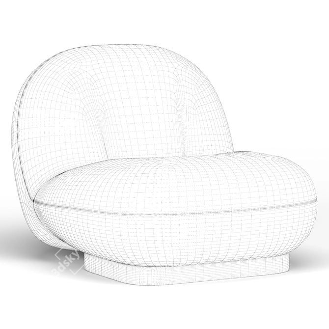 Sleek Pacha Chair: Modern Elegance 3D model image 5