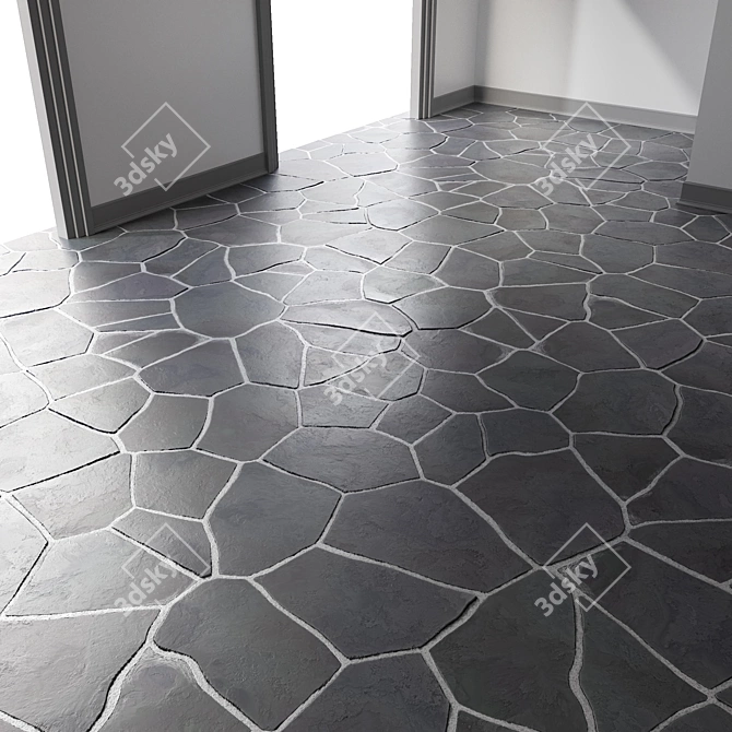 Seamless Stone Floor | PBR | 4K 3D model image 5