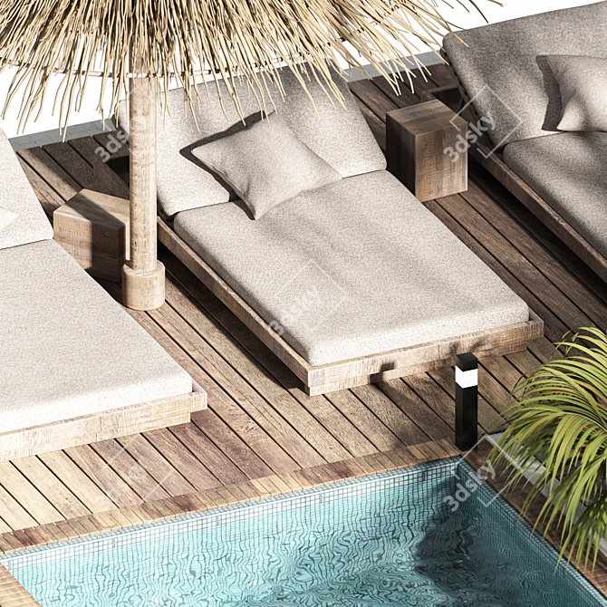 Backyard Oasis: Premium Swimming Pools 3D model image 7