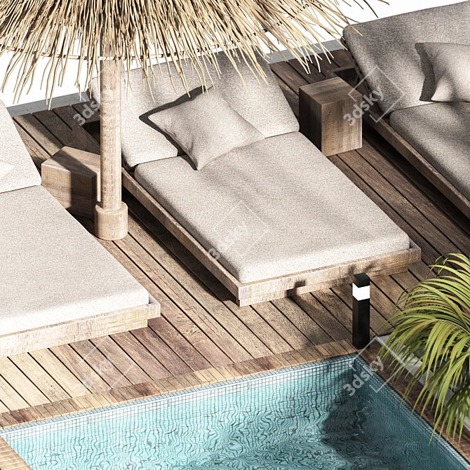 Backyard Oasis: Premium Swimming Pools 3D model image 13