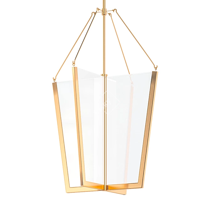 Modern LED Pendant Light: Kichler Calters 3D model image 1