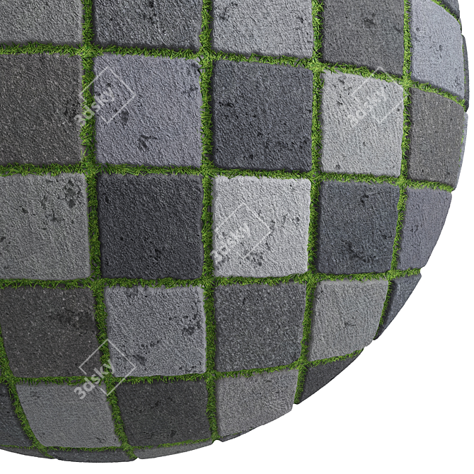 PBR Stone Wall Materials - 4k Texture 3D model image 5