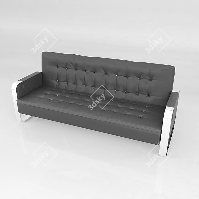 Elegant Executive Sofa 3D model image 1