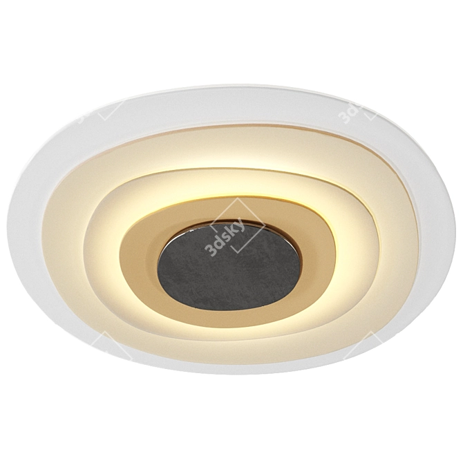 Modern BETA P-PL Ceiling Light 3D model image 1