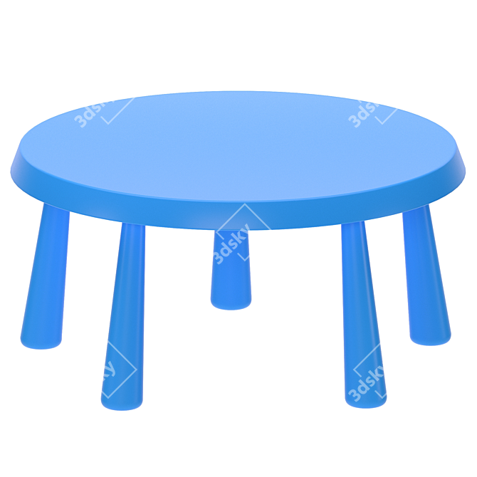 Durable Outdoor Kids' Furniture: MAMMUT IKEA 3D model image 4