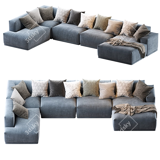 Modular Connect Sofa 3D model image 3