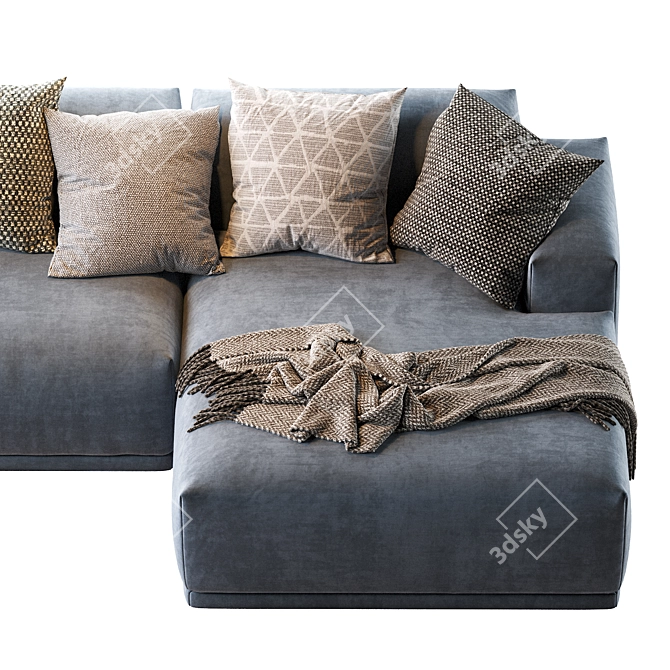 Modular Connect Sofa 3D model image 4