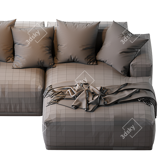 Modular Connect Sofa 3D model image 6