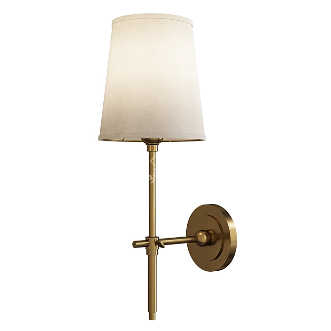 Elegant Bryant Wall Sconce 3D model image 1