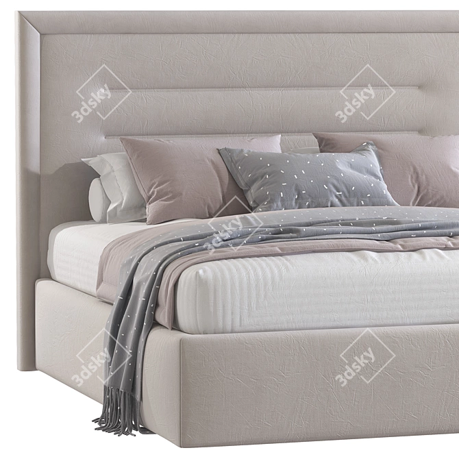 Luxury Clarendon Bed 2 - Stylish and Comfortable 3D model image 2