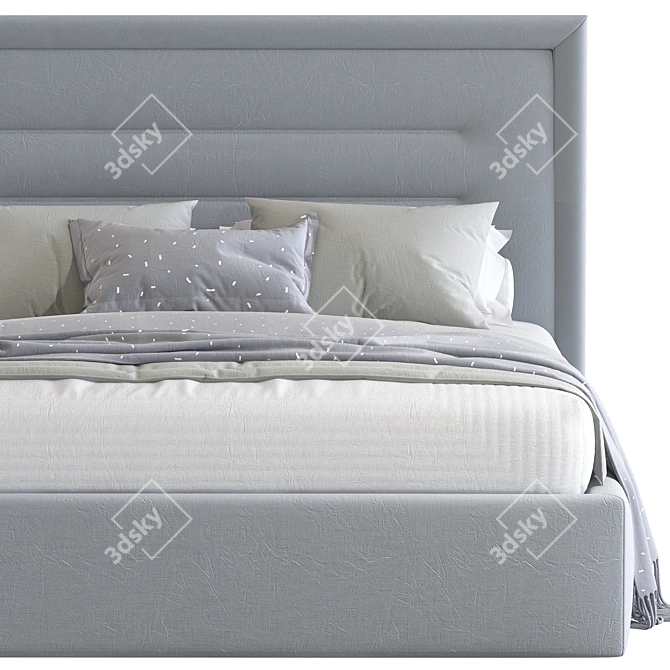 Luxury Clarendon Bed 2 - Stylish and Comfortable 3D model image 4