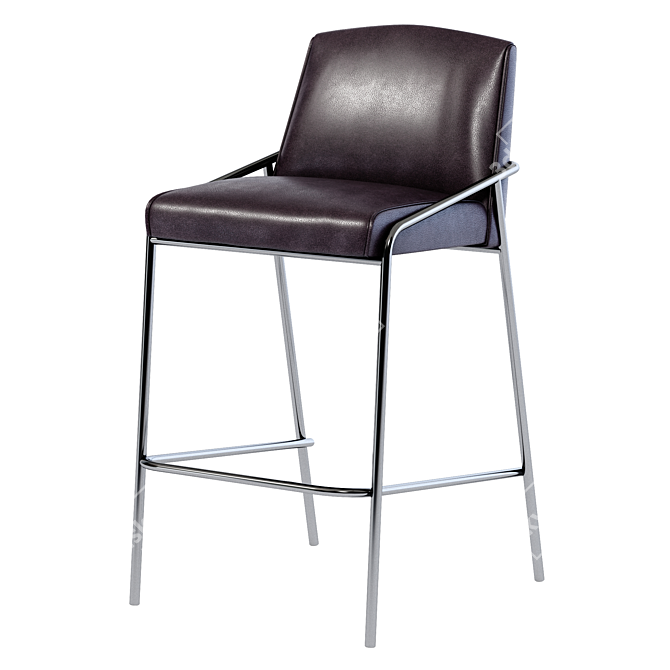 Title: Elegant Dia Bar Stool 3D model image 1