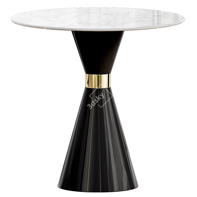 Sleek Denali Wood Table 3D model image 1