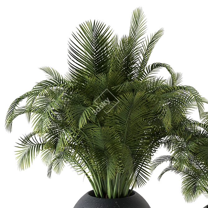 Green Oasis Indoor Plant Set 3D model image 5