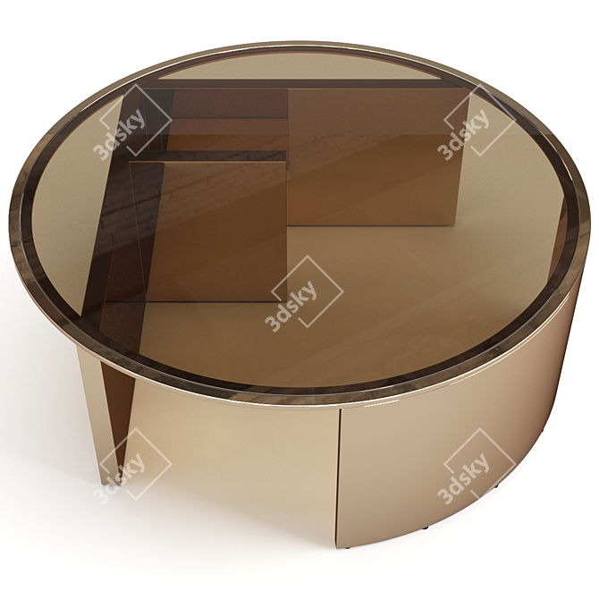 Fendi Casa Constellation Effe Coffee Tables: Luxe and Stylish 3D model image 7