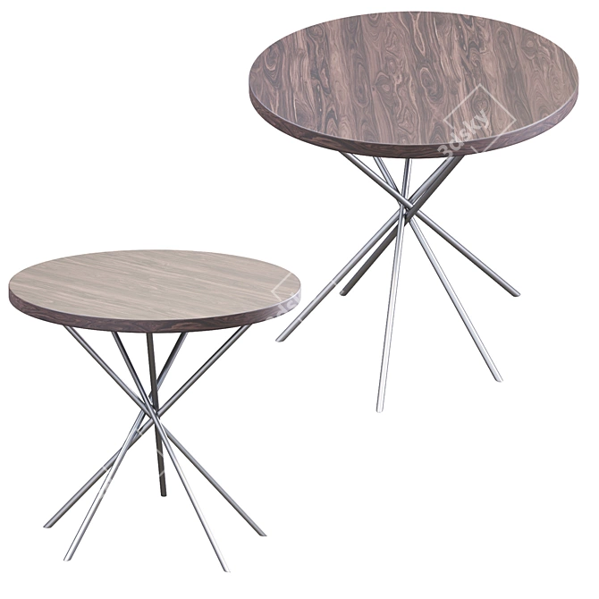 Modern Mesa Cruz Table: Sleek Design & Functional 3D model image 1