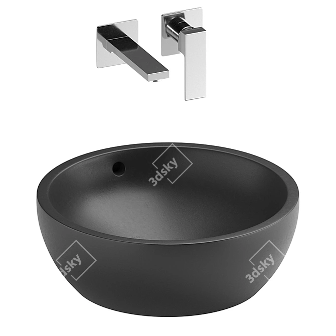 Cielo Sink Set: 4 Stylish Designs 3D model image 6