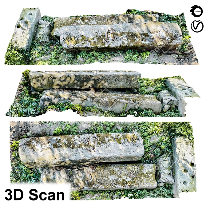 Stone Scan - High-Quality 3D Model 3D model image 1