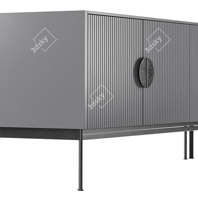 ALTO TV Sideboard: Stylish and Functional 3D model image 3