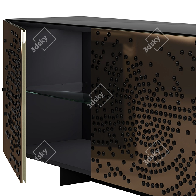 Italian Designer Voyager Sideboard 3D model image 2