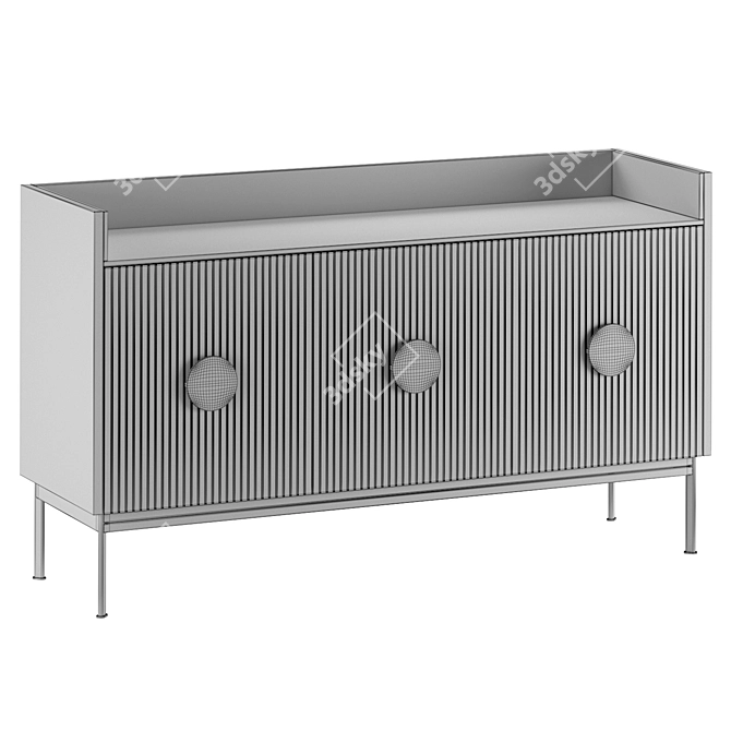 Modern UNO Sideboard: Stylish and Functional 3D model image 6