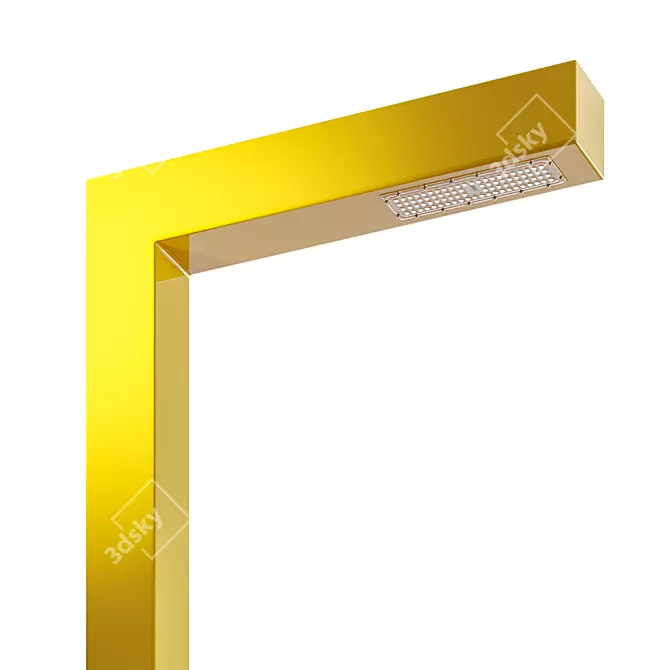 Sleek LED Park Lighting Stolb Park CUT 3D model image 1