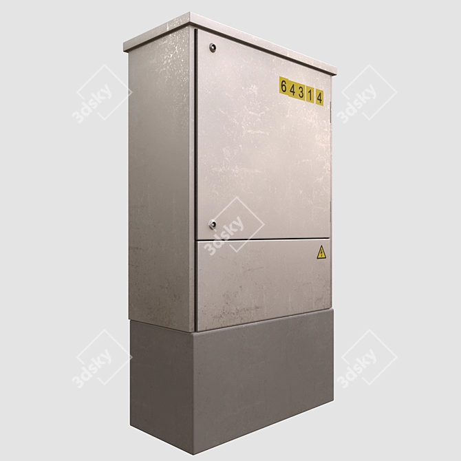 Electrical Enclosure: Secure and Sleek 3D model image 2