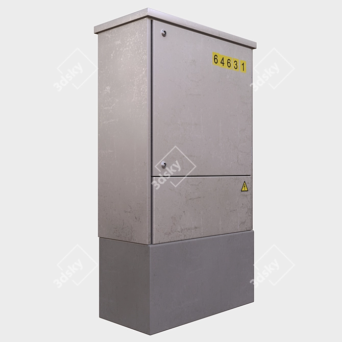 Electrical Enclosure: Secure and Sleek 3D model image 5