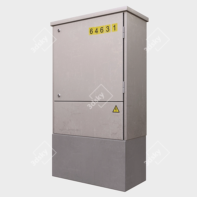 Electrical Enclosure: Secure and Sleek 3D model image 7