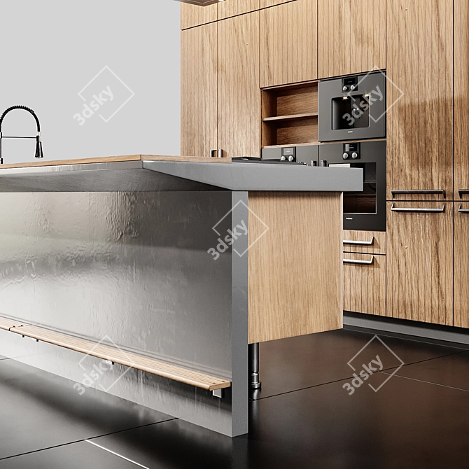 Italian Kitchen27: Stylish Appliances for a Modern Lifestyle 3D model image 2