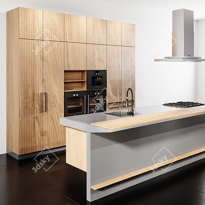 Italian Kitchen27: Stylish Appliances for a Modern Lifestyle 3D model image 3