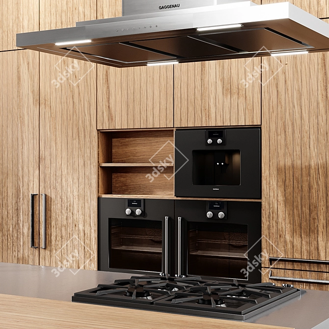Italian Kitchen27: Stylish Appliances for a Modern Lifestyle 3D model image 4