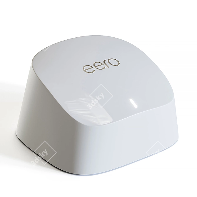 Superior Wi-Fi Coverage: Amazon Eero 6/6 Pro 3D model image 1