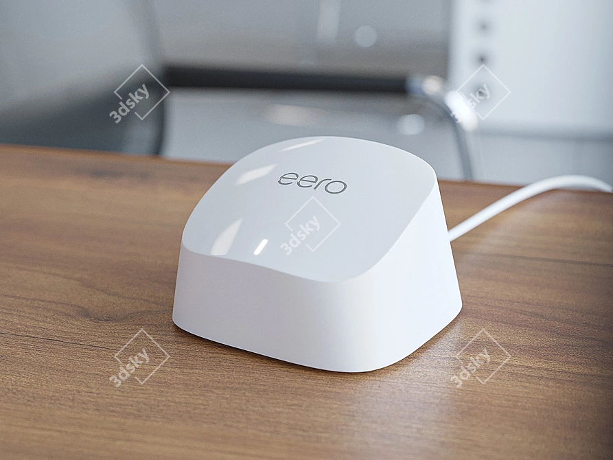 Superior Wi-Fi Coverage: Amazon Eero 6/6 Pro 3D model image 5