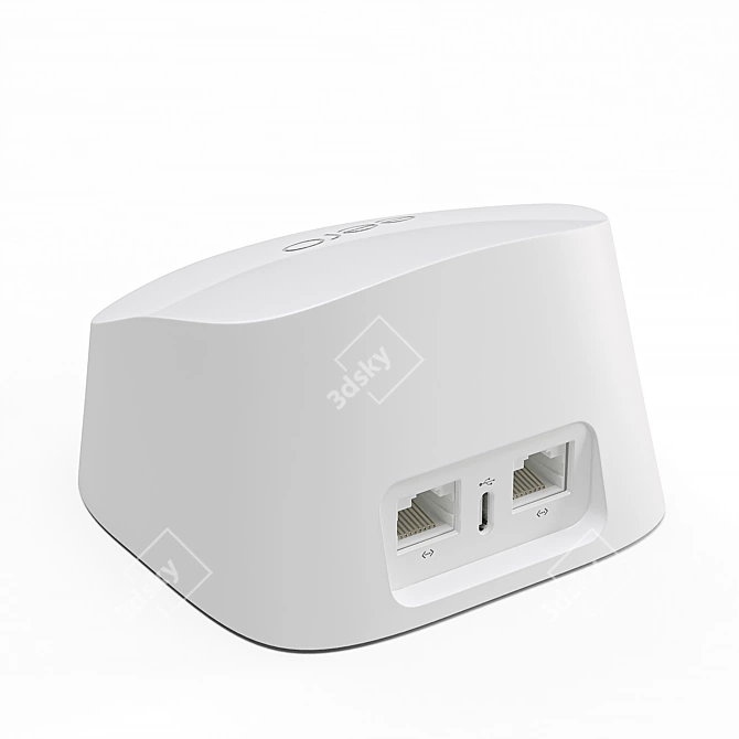 Superior Wi-Fi Coverage: Amazon Eero 6/6 Pro 3D model image 9