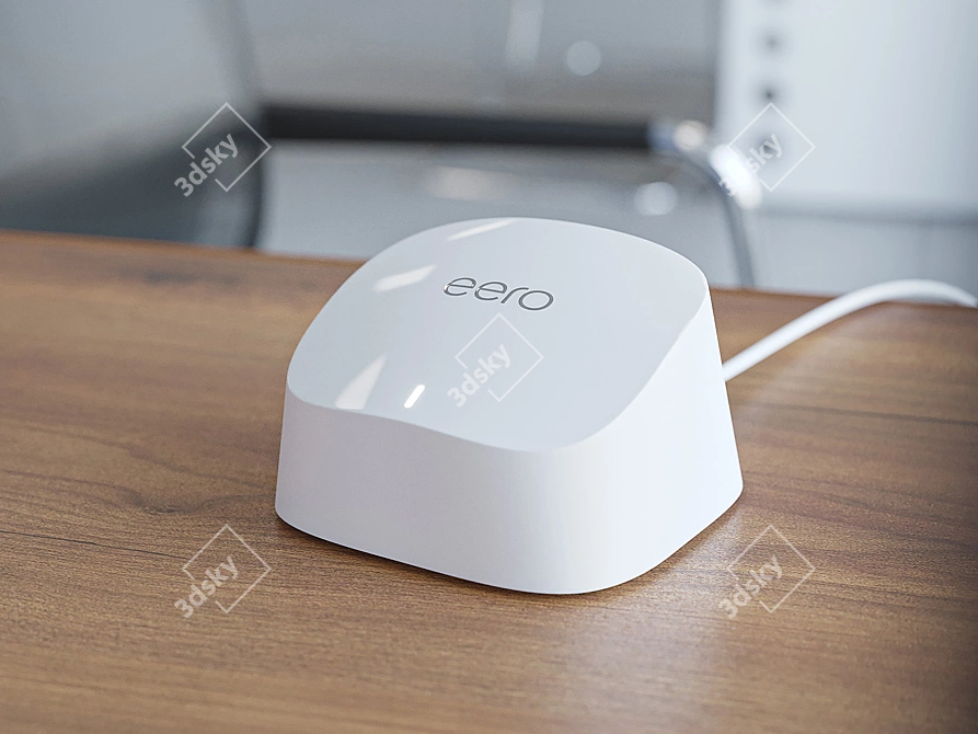 Superior Wi-Fi Coverage: Amazon Eero 6/6 Pro 3D model image 11