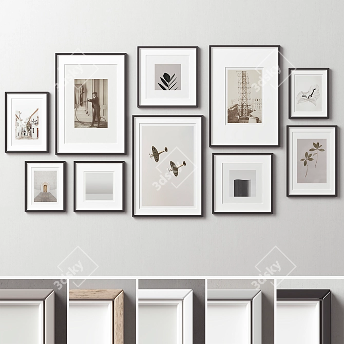 Modern Frames Set -276 3D model image 1