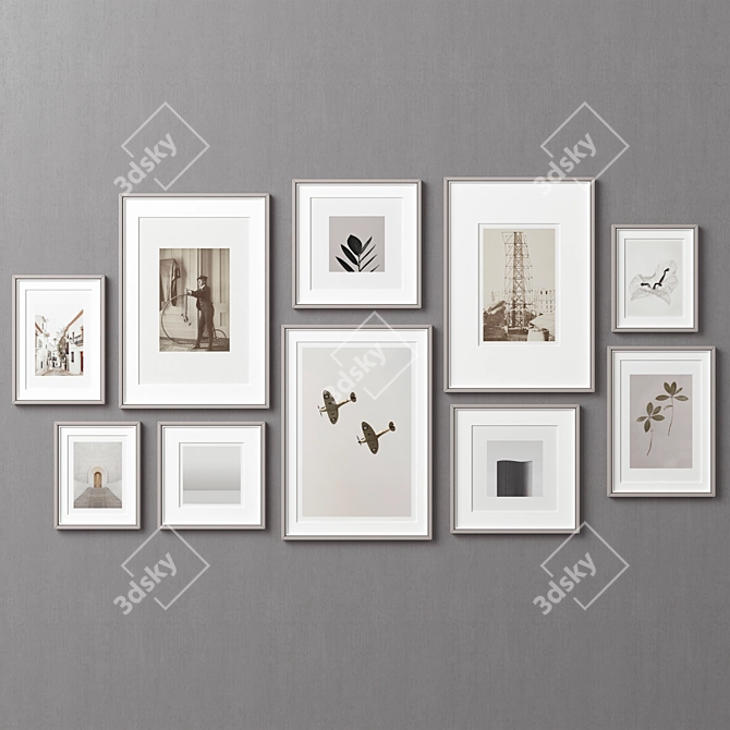 Modern Frames Set -276 3D model image 4