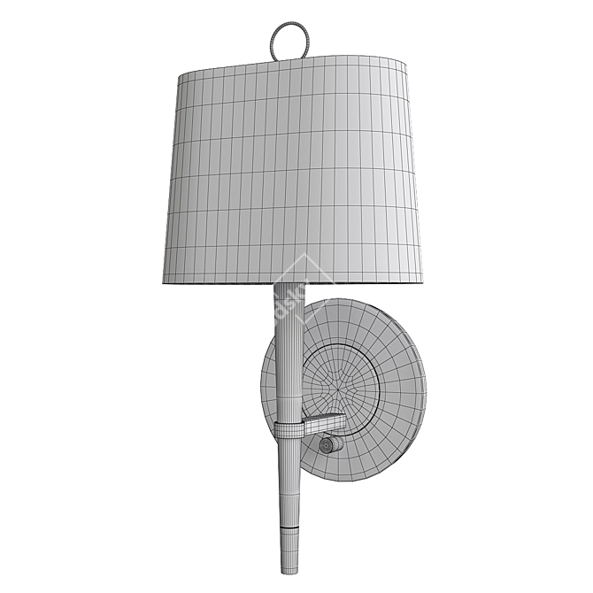 Contemporary Ventana Wall Sconce 3D model image 2