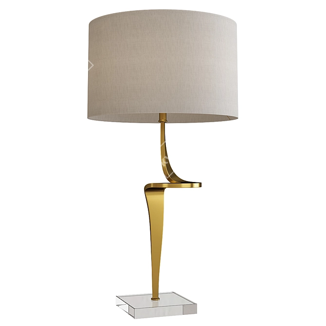 Elegant Deans Court Table Lamp 3D model image 1