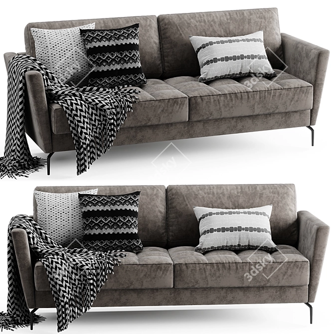 Modern Osoka Sofa: Sleek Design 3D model image 1