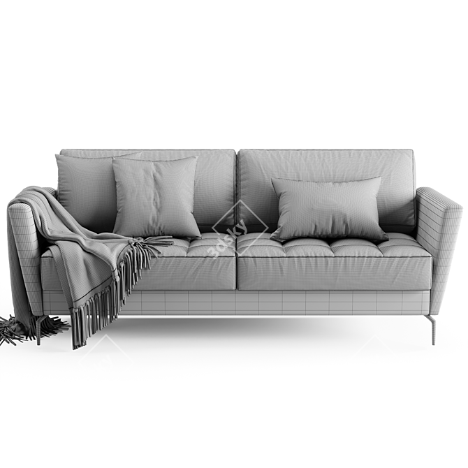 Modern Osoka Sofa: Sleek Design 3D model image 6