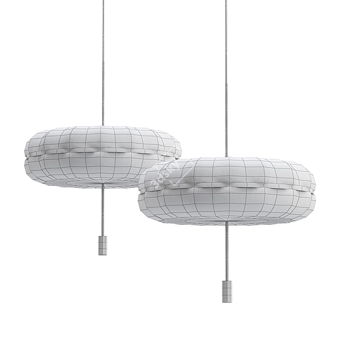 Modern Designer Dona Lamps 3D model image 2