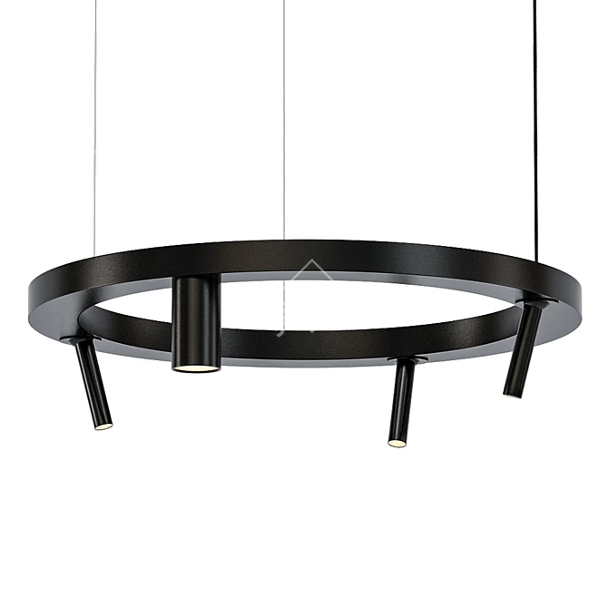 Iridescent Dream Pendant Light 3D model image 1