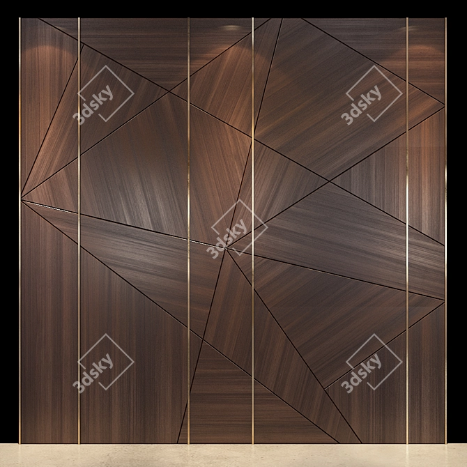 Modular Wall Panel 48 3D model image 1