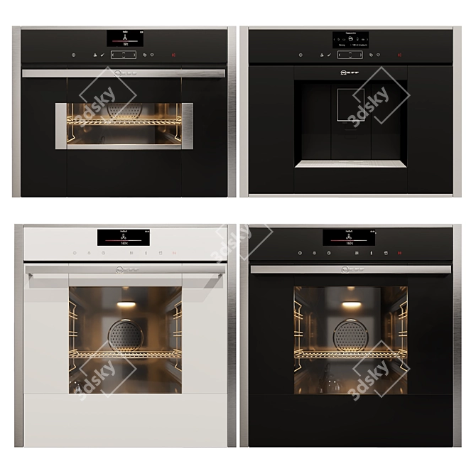 Neff Appliances: Stylish & Efficient Cooking Collection 3D model image 2