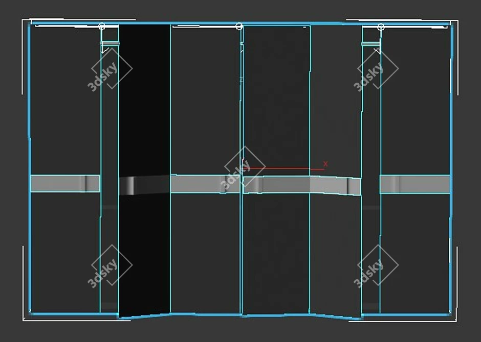 Elegant Storage Solution: Cupboard 3D model image 3