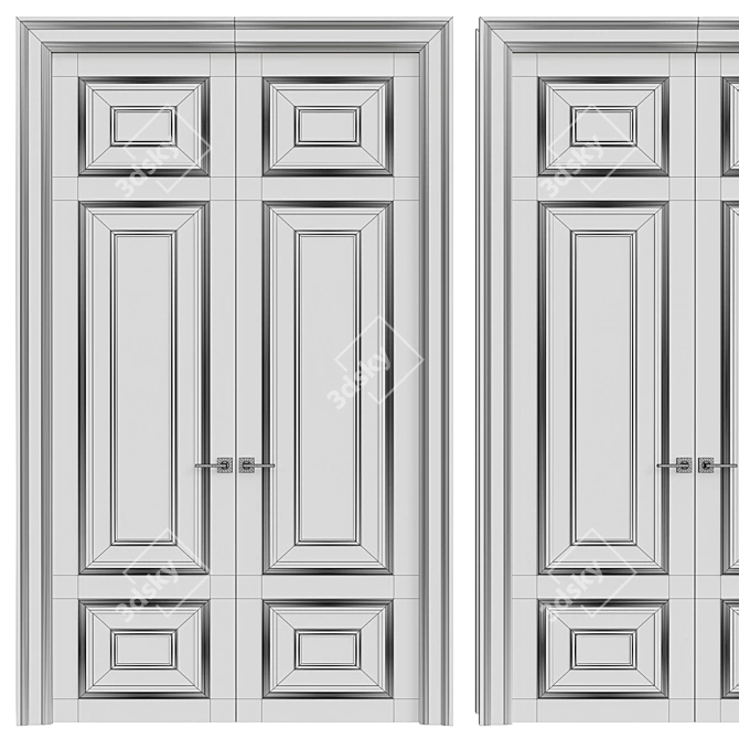  Interior Door: Sleek Design 3D model image 2