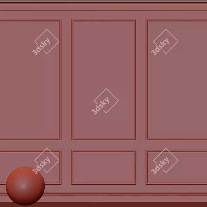 Ultraluxe Plaster with Molding 3D model image 3